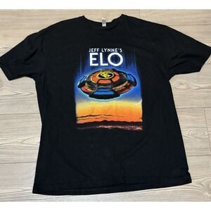 2019 JEFF LYNNE's ELO Electric Light Orchestra "LIVE" Concert Tour (XL) T-Shirt